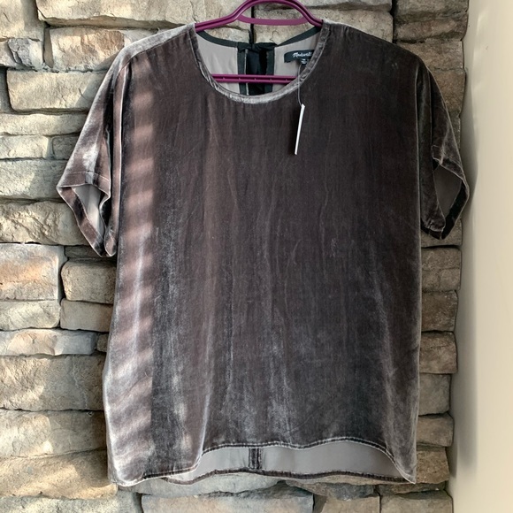 Madewell | velvet blouse